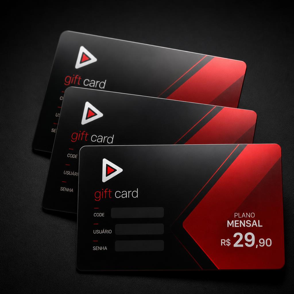 Gift cards PlaySim com código, usuário e senha